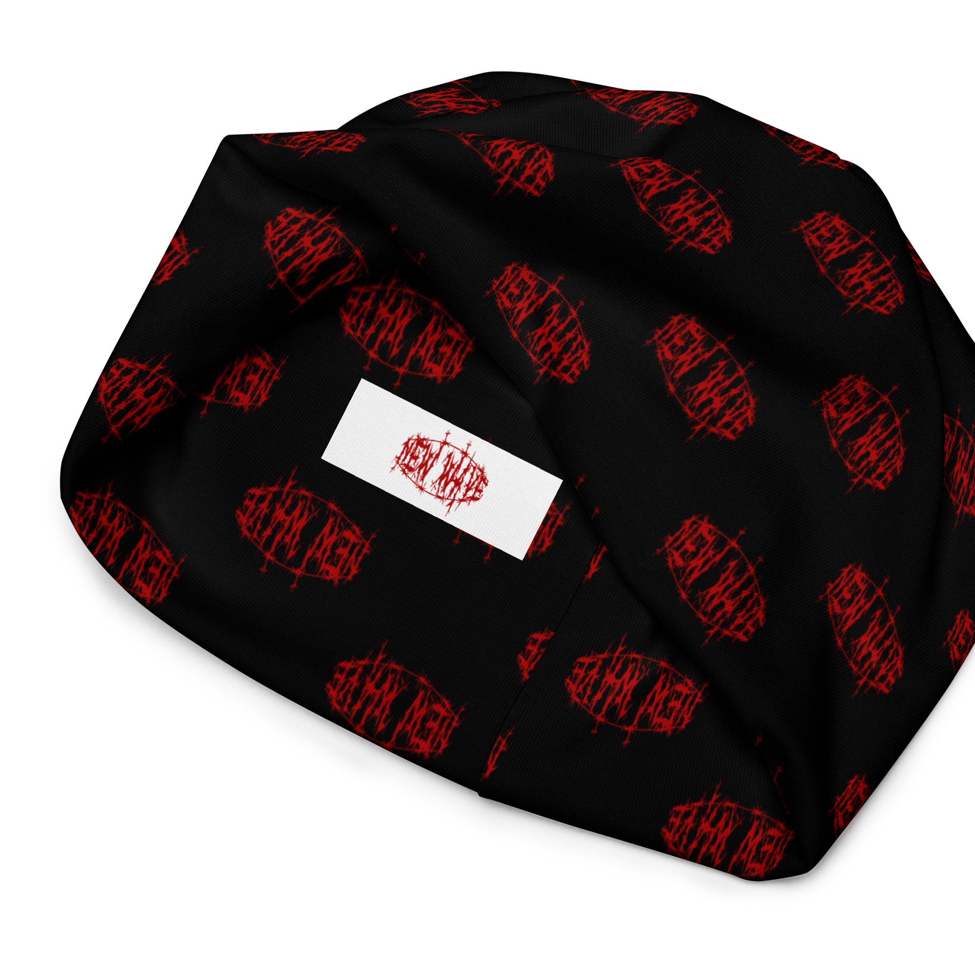 New Wave Barbed Wire Logo Beanie (Red) (New Wave)