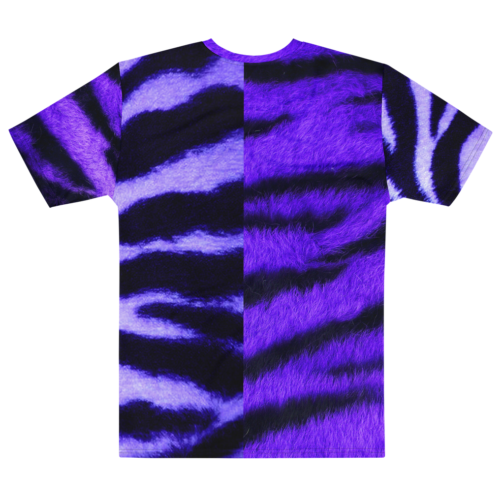 Purple Zebra Tiger Tee (New Wave)