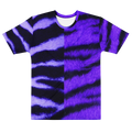 Purple Zebra Tiger Tee (New Wave)