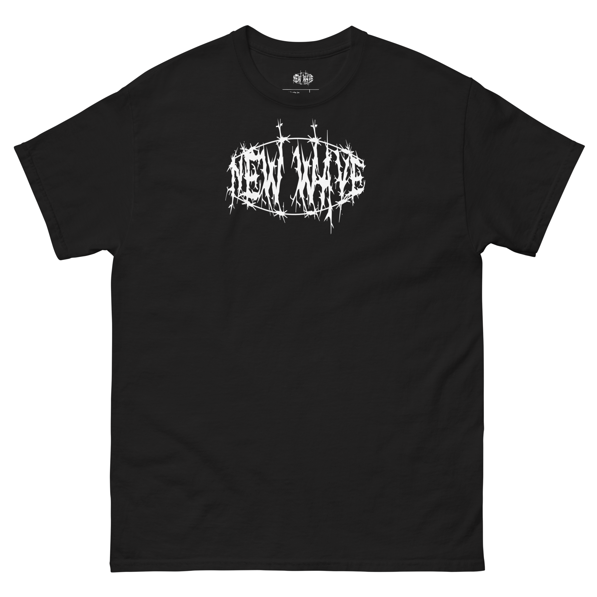 New Wave Barbed Wire Logo Tee