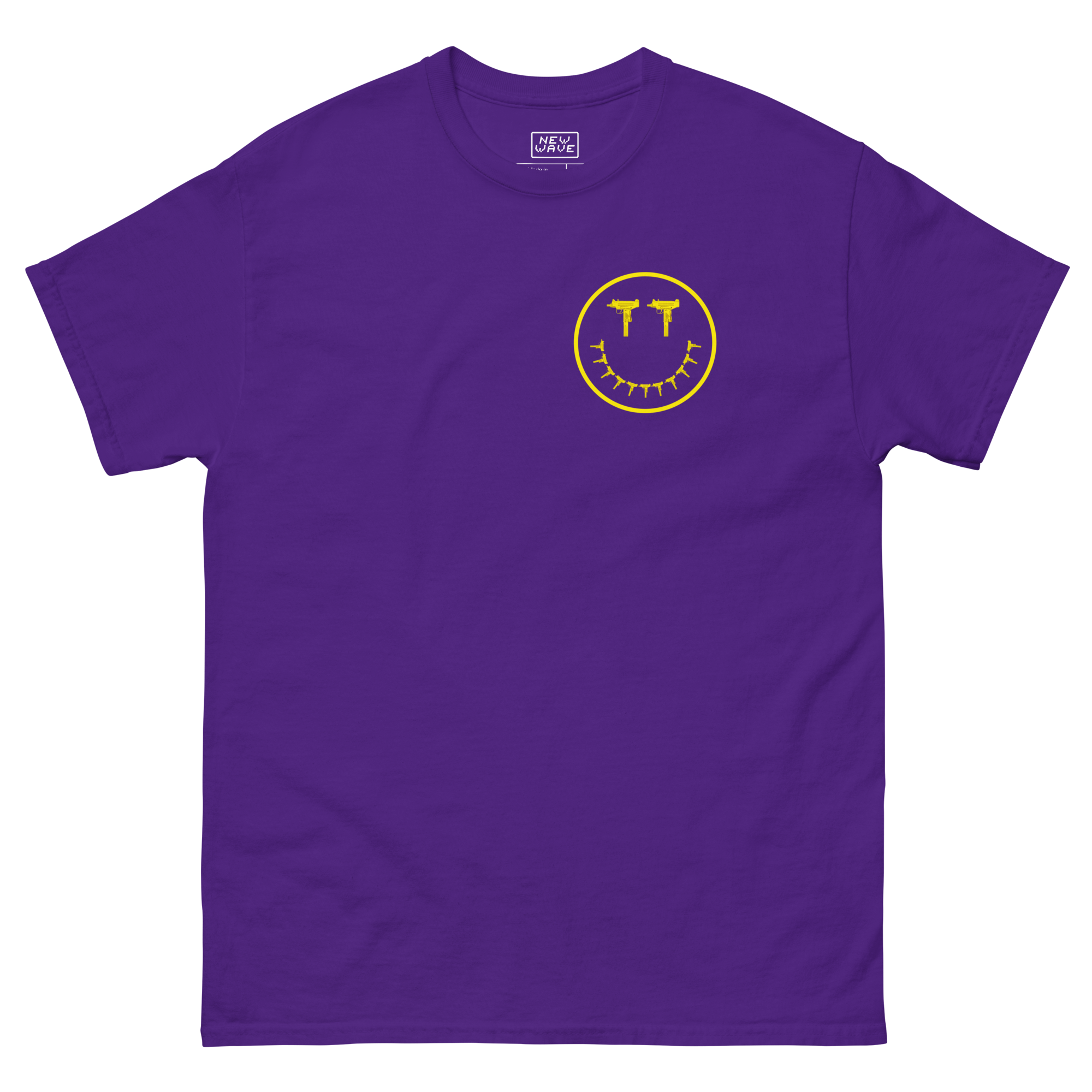 UZI SMILEY FACE TEE (New Wave)