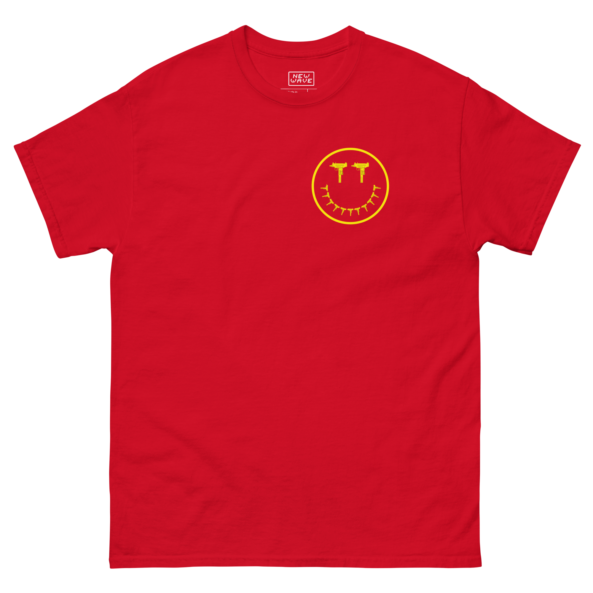 UZI SMILEY FACE TEE (New Wave)
