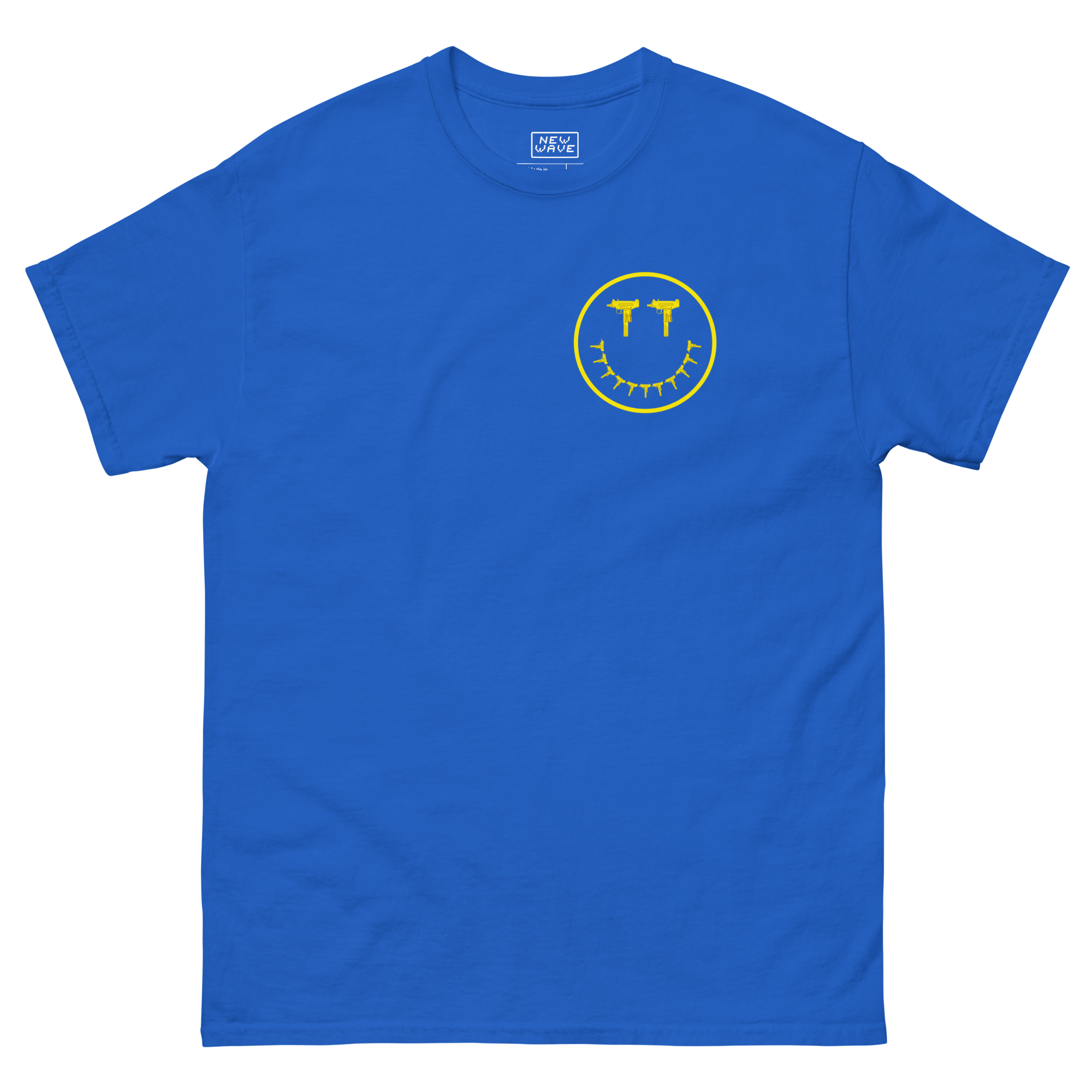 UZI SMILEY FACE TEE (New Wave)