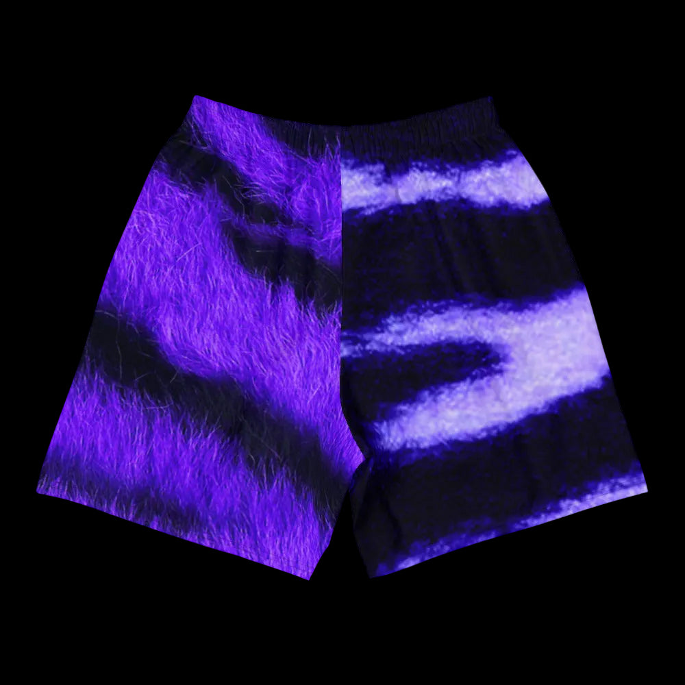 Purple Zebra Tiger Shorts (New Wave)