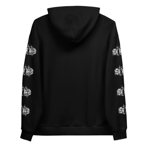 New Wave Barbed Wire Logo Hoodie (White) (New Wave)