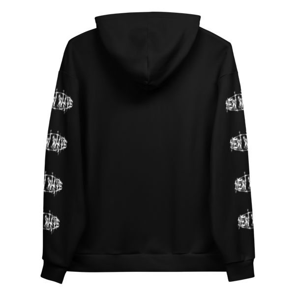 New Wave Barbed Wire Logo Hoodie (White)