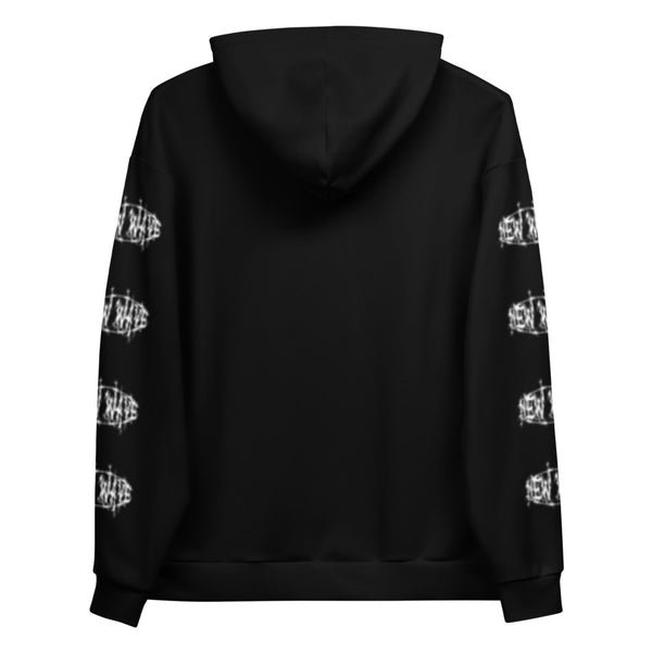 New Wave Barbed Wire Logo Hoodie (White)