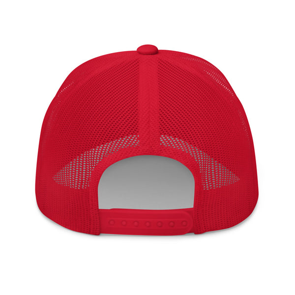 New Wave Demon Logo Trucker