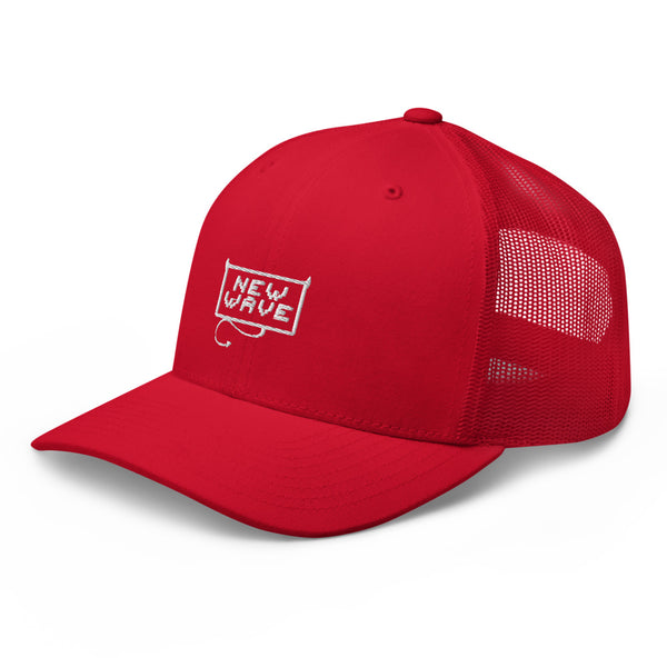 New Wave Demon Logo Trucker