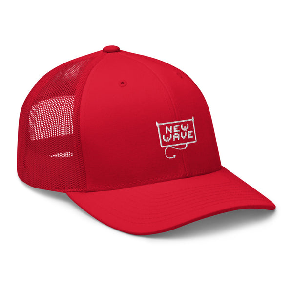 New Wave Demon Logo Trucker